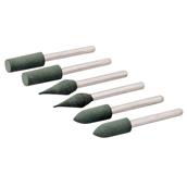 Silverline (719801) Rotary Tool Rubber Polishing Point Set 6pce 6mm Dia