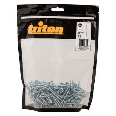 Triton (731129) Zinc Pocket-Hole Screws Washer Head Coarse P/HC 8 x 2-1/2&quot; Pack of 250