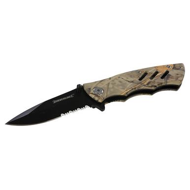 Silverline (746410) Folding Camouflage Pocket Knife 195mm