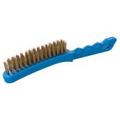 Silverline (763578) Brassed Wire Brush Plastic 4 Row