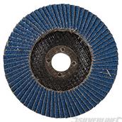 Silverline (763614) Zirconium Flap Disc 100mm 80 Grit