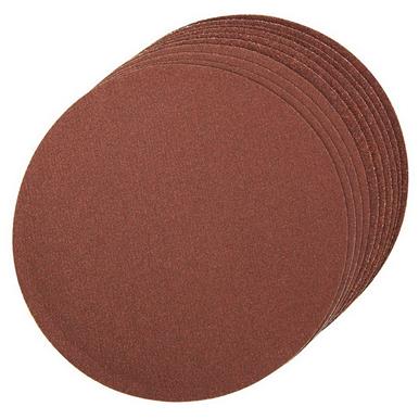 Silverline (787856) Self-Adhesive Sanding Discs 150mm Pack of 10 2 x 60g 4 x 80g 4 x 120g.