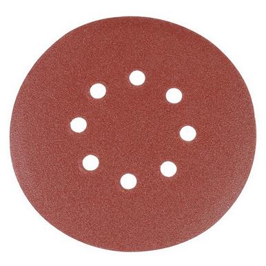 Silverline (793804) Hook & Loop Discs Punched 150mm 120 Grit Pack of 10