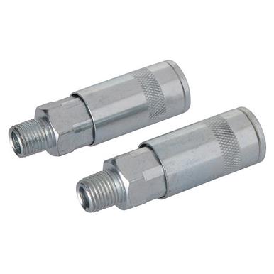 Silverline (794320) Air Line Quick Coupler 2pk 1/4&quot; BSP