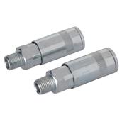 Silverline (794320) Air Line Quick Coupler 2pk 1/4