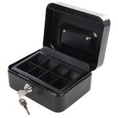 Silverline (795764) Metal Cash and Valuables Box Keyed 165 x 128 x 80mm