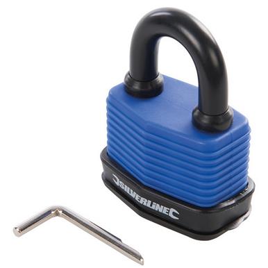 Silverline (802531) Weatherproof Combination Padlock 50mm