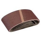 Silverline (807650) Sanding Belts 65 x 410mm 80 Grit Pack of 5