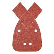 Silverline (826292) Hook and Loop Detail Sander Sheets with 2 Tips 140mm 40 Grit Pack of 10