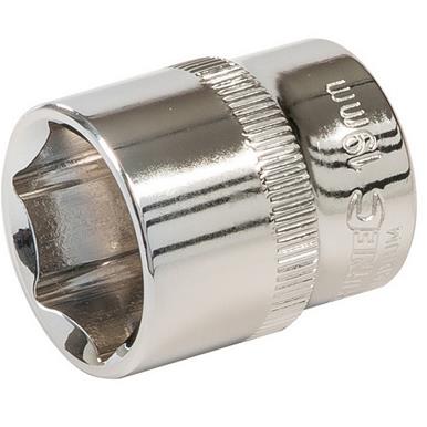 Silverline (859666) Socket 3/8&quot; Drive 6pt Metric 19mm