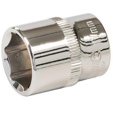 Silverline (865282) Socket 3/8&quot; Drive 6pt Metric 17mm
