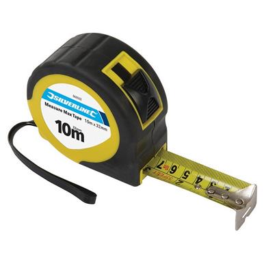 Silverline (868502) Measure Max Tape 10m / 33ft x 32mm