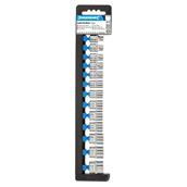 Silverline (868518) Socket Set 3/8&quot; Drive 6pt Metric 13pce 6 - 21mm