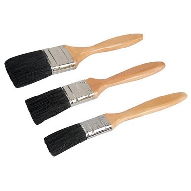 Silverline (868557) Mixed Bristle Brush Set 3pce * Discontinued Line *