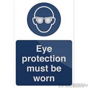 Fixman (893068) Eye Protection Must Be Worn Sign 200 x 300mm Rigid