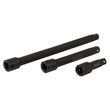Silverline (913899) Impact Extension Bar Set 1/2&quot; 3pce 75 150 & 250mm