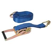 Silverline (958720) Ratchet Tie Down Strap J-Hook 8m x 50mm Rated 1300kg Capacity