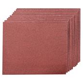 Silverline (969749) Emery Cloth Sheets 80 Grit Pack of 10