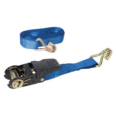 Silverline (978413) Rubber-Handled Ratchet Tie Down Strap J-Hook 4.5m x 25mm