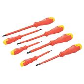 Silverline (993043) Insulated Soft-Grip Screwdriver Set 7pce 7pce