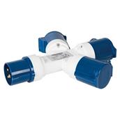 PowerMaster (993054) 16A 3-Gang Splitter 230V 3 Pin * Discontinued Line *