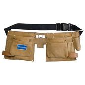 Silverline (CB05) Double Pouch Tool Belt 8 Pocket 300 x 200mm