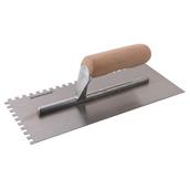 Silverline (CB59) Adhesive Trowel Wood-Handle 280 x 120mm - 6mm Teeth