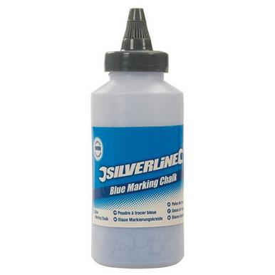 Silverline (CB63B) Blue Marking Chalk 250g * Discontinued Line *