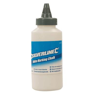 Silverline (CB63W) White Marking Chalk 250g