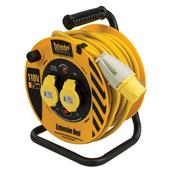 Defender (E86455) Industrial Cable Reel 25m 2 Way 110V 16A 2.5mm