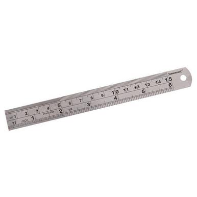 Silverline (MT65) Steel Rule 150mm