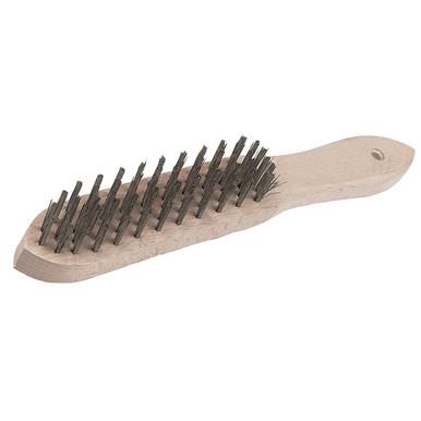 Silverline (PB15) Heavy Duty Wire Brush 4 Row