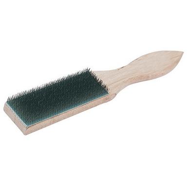 Silverline (PB19) File Card Brush Wooden 40mm