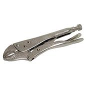 Silverline (PL100) Self Locking Pliers 220mm Curved