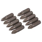 Silverline (SB204) Phillips Cr-V Screwdriver Bits PH2 x 25mm Pack of 10