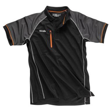 Scruffs (T54438) Trade Active Polo Black XXL