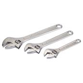 Silverline (WR03) Adjustable Wrench Set 3pce 150 200 and 250mm