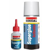 Soudal 115103 Mitre Fast Kit Superglue Activator 200ml +50g