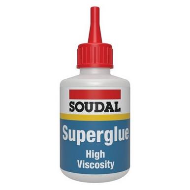 Soudal 115107 High Viscosity Superglue 50g