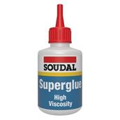 Soudal 115107 High Viscosity Superglue 50g