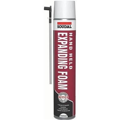 Soudal 116744 Expanding Foam Hand Held 750ml (Coded B3)