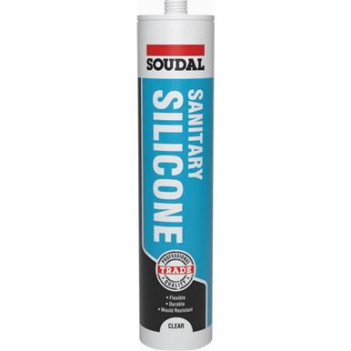 Soudal Sanitary Silicone Clear 290ml