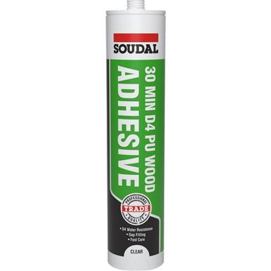 Soudal 30 Minute D4 PU Wood Adhesive Gel C3