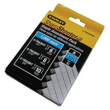 Stanley 0-TRA206T Light Duty Staples 10mm