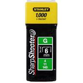 Stanley 1-TRA704T Heavy Duty Staples Type G 6mm