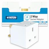 Status 2 Way Socket Adaptor (Non Fused)