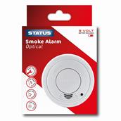 Status Photoelectric Smoke Alarm Complete With 9v Battery