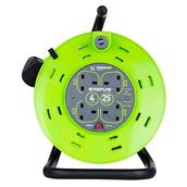 Status 25m 4 Socket Reel 'M' Frame Thermal Cut Out