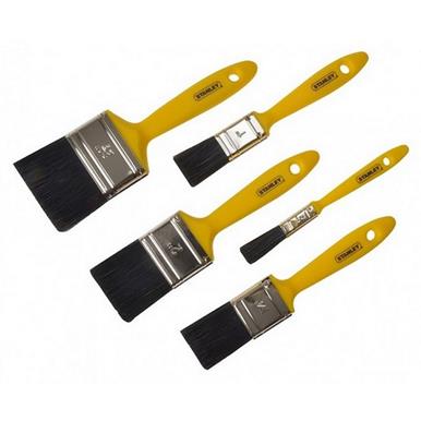 Stanley 0-29-592 Hobby Paint Brush Set 5Pc (1/2&quot;, 1&quot;, 1.1/2&quot;, 2&quot;, 2.5&quot;)