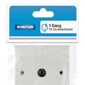 STASTVSOC - Status TV Aerial / Co-Axial Socket White